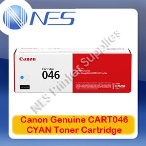 Canon Genuine CART046C CYAN Toner Cartridge for imageCLASS LBP654cx/MF735cx (2.3K)